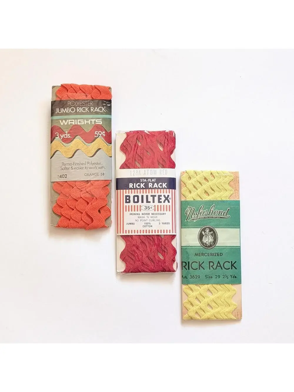 Vintage Rick Rack Lot - Rainbow Mix